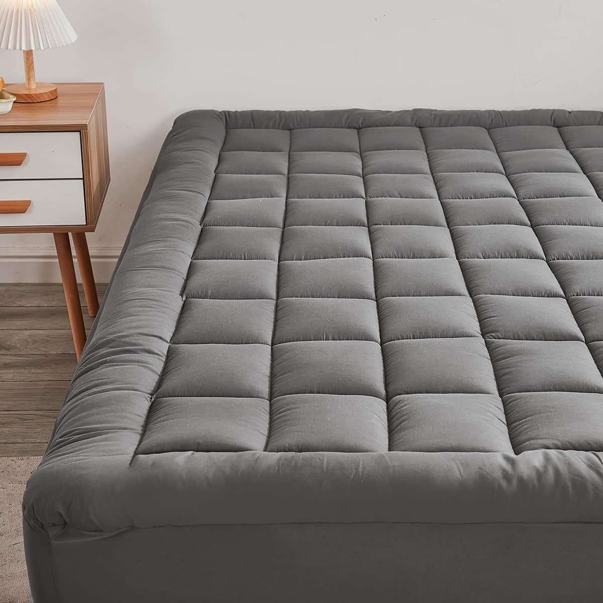 Cooling Mattress Pad Cover with Deep Pocket for Queen Size