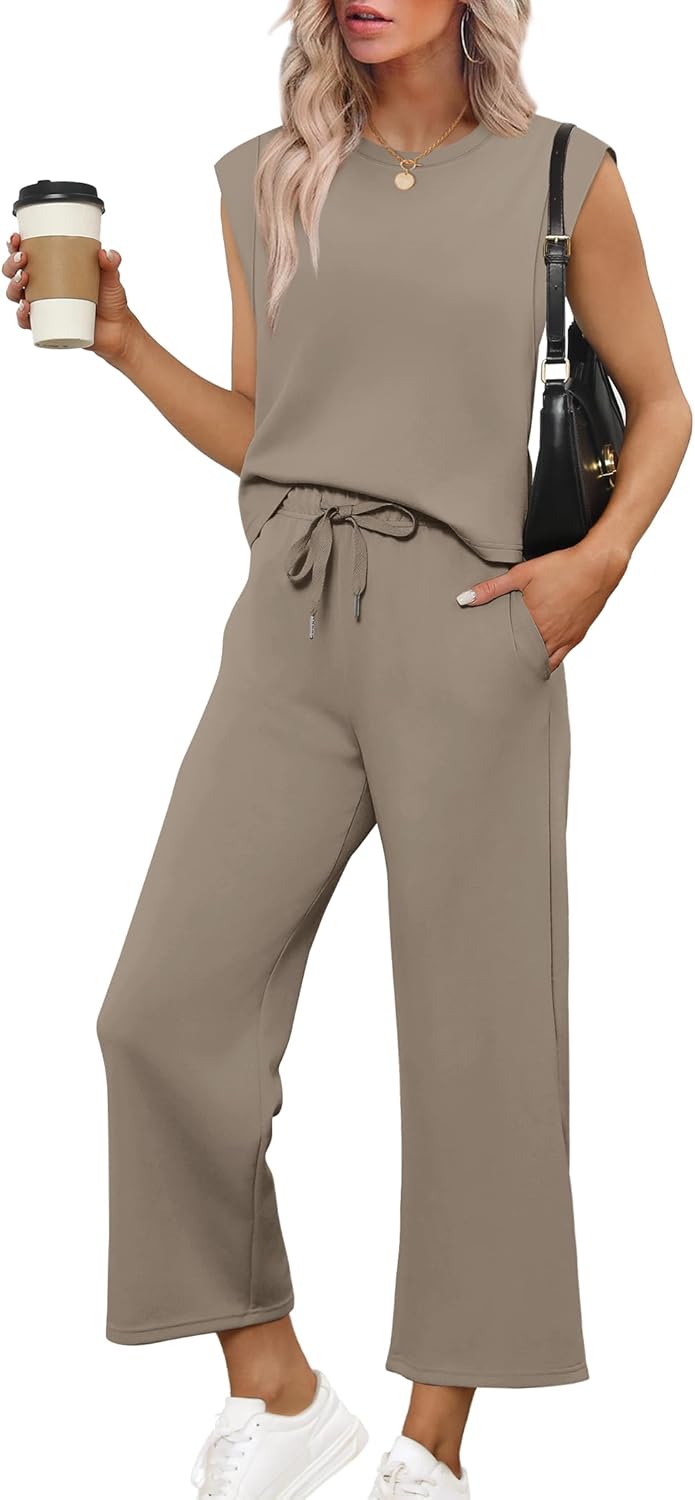 SAMPEEL Two Piece Sets for Women Casual Travel Vacation Outfits