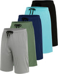 Mens 9 in Dry-Fit Shorts 5 Pack - Lightweight Athletic Essentials