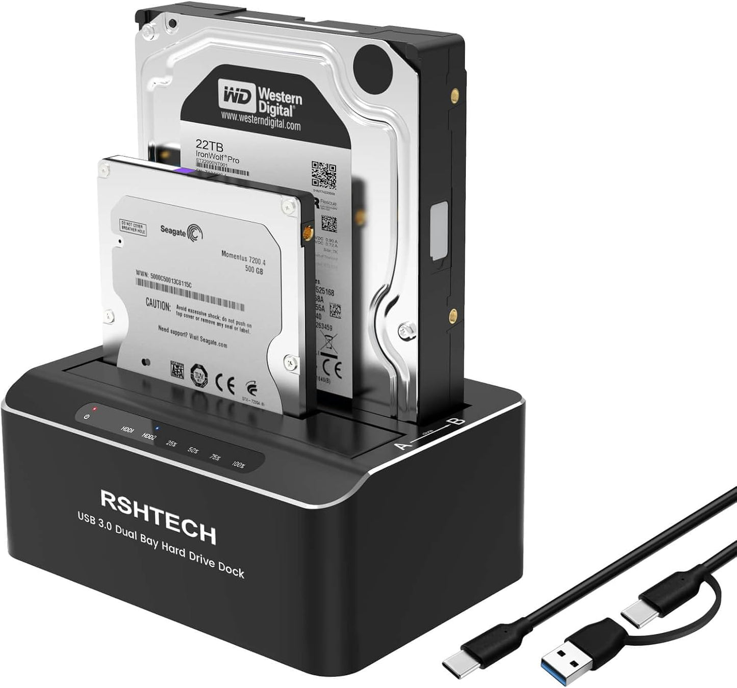 Double Your Storage: RSHTECH Dual Bay Dock