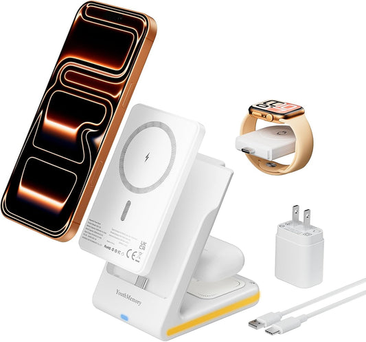 5 in 1 Wireless Charger for Samsung and iPhone Devices