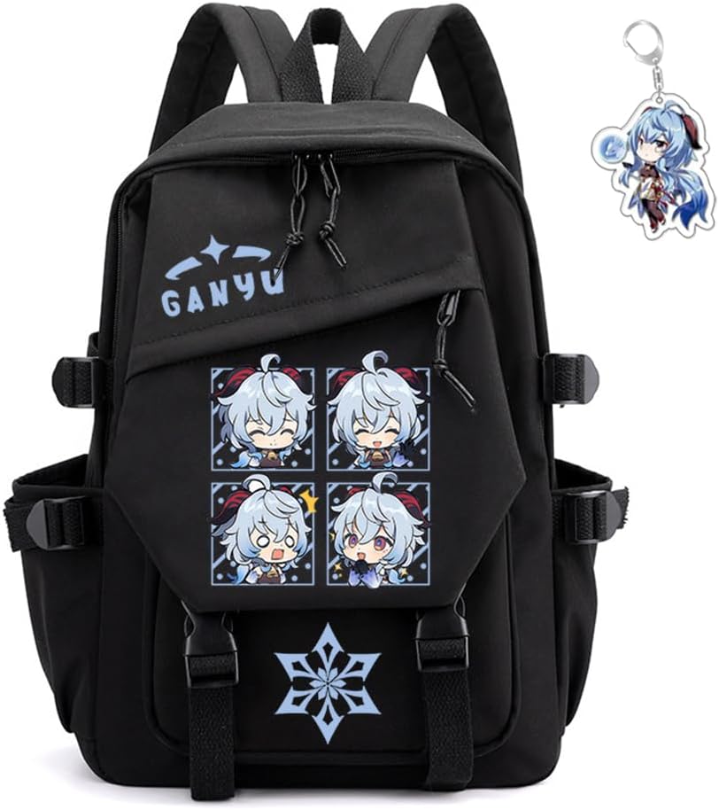 Genshin Impact Backpack Unisex Rucksack with Kawaii Design