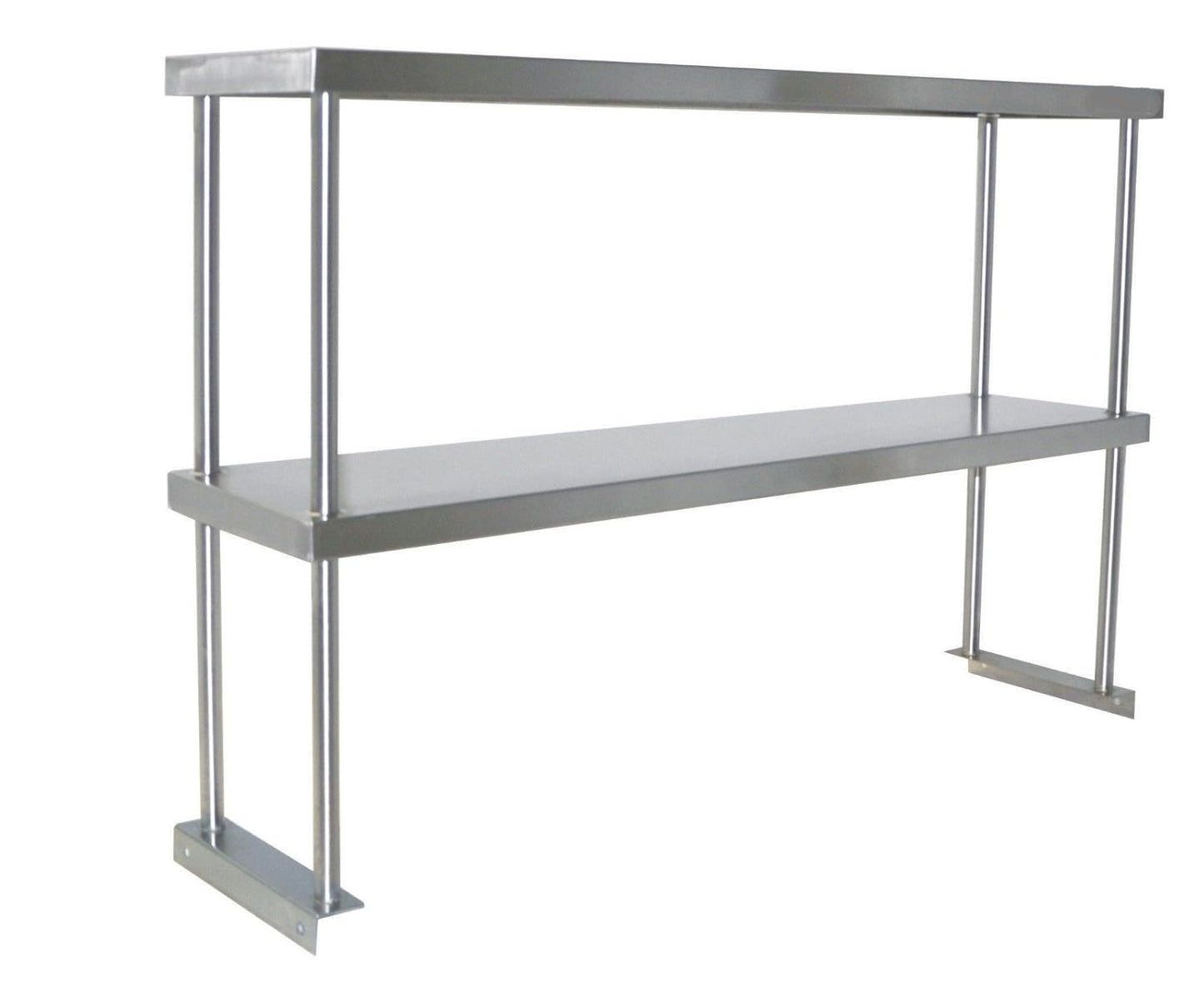 ACME USA Stainless Steel Double Overshelf - Customizable Space Solution