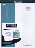 Mead Cambridge Stiff-Back Quad Planning Pad - Durable Legal Ruled