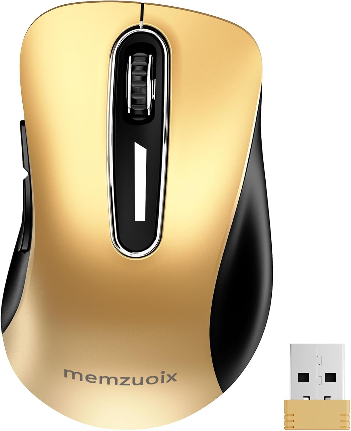 memzuoix Wireless Mouse: Portable, Precise 1400 DPI