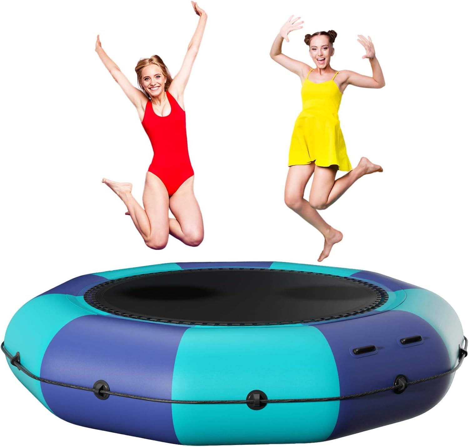Inflatable Water Trampoline for Lake - Fun Floating Bouncer