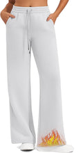 Flurrylux Fleece Lined Sweatpants for Women - Wide Leg Comfort