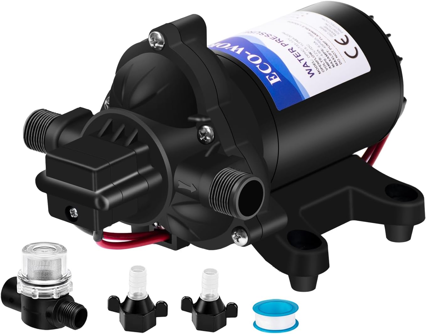 ECO-WORTHY 33-Series 12V RV Fresh Water Diaphragm Pump Review