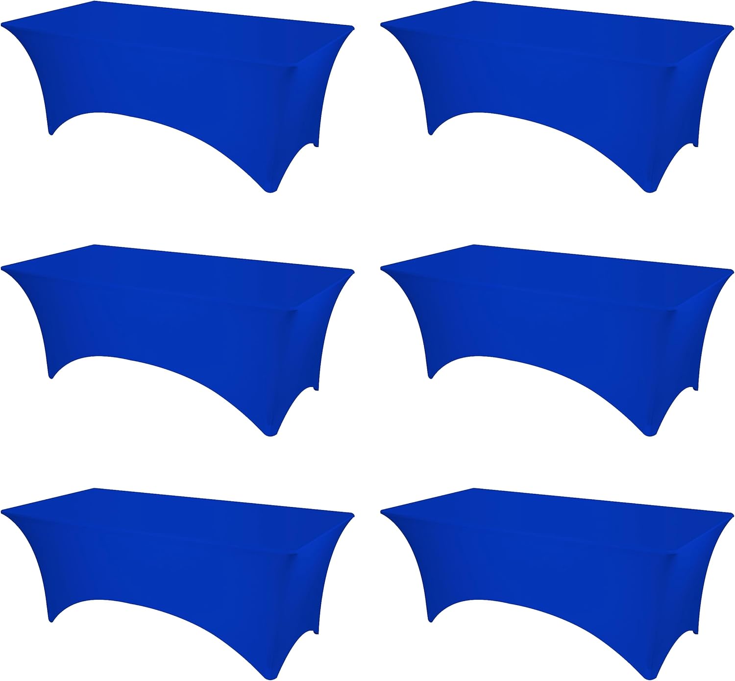 Royal Blue Fitted Spandex Table Covers for Elegant Events