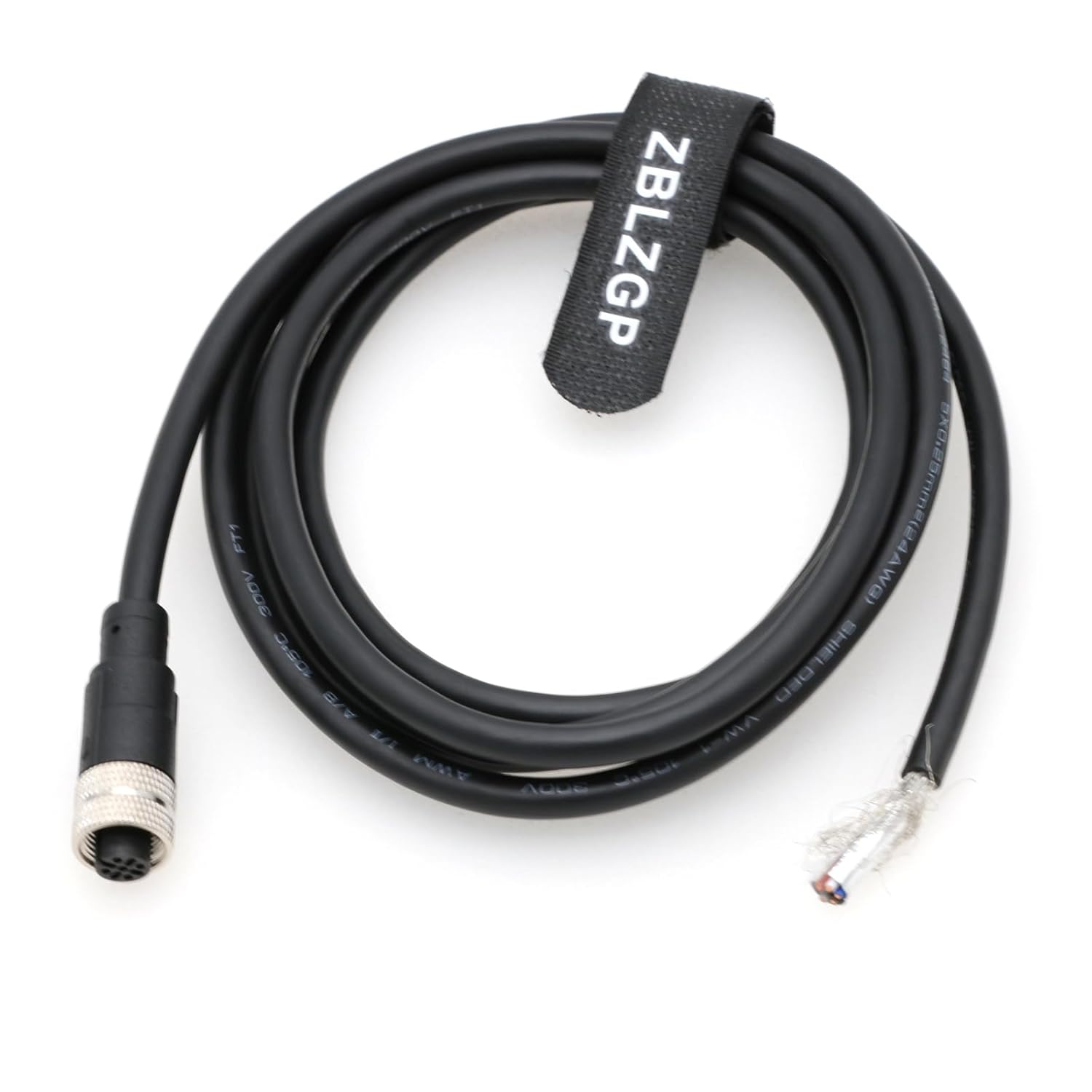 M12 5-Pin A-Coded Female Pigtail for Simplified Wiring
