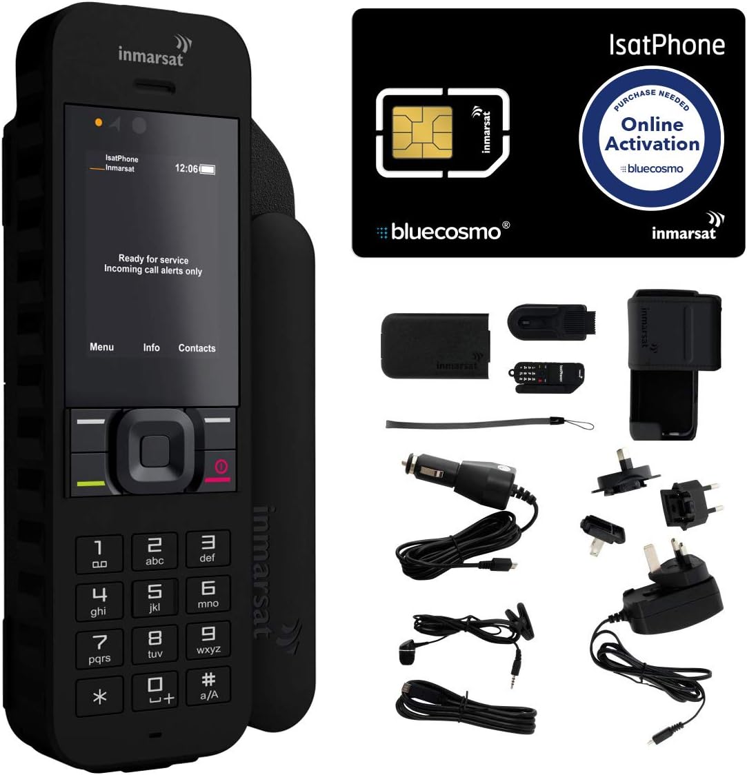 Inmarsat IsatPhone 2.1 Satellite Phone Kit with Global Coverage