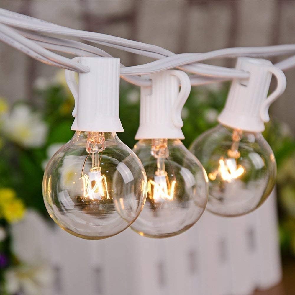 100Ft G40 Outdoor String Lights for Patio and Party Decor
