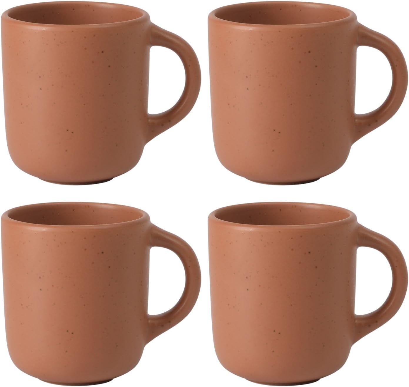 Corsica Clay 4 Piece Mug Set - Burnt Apricot Terracotta Review