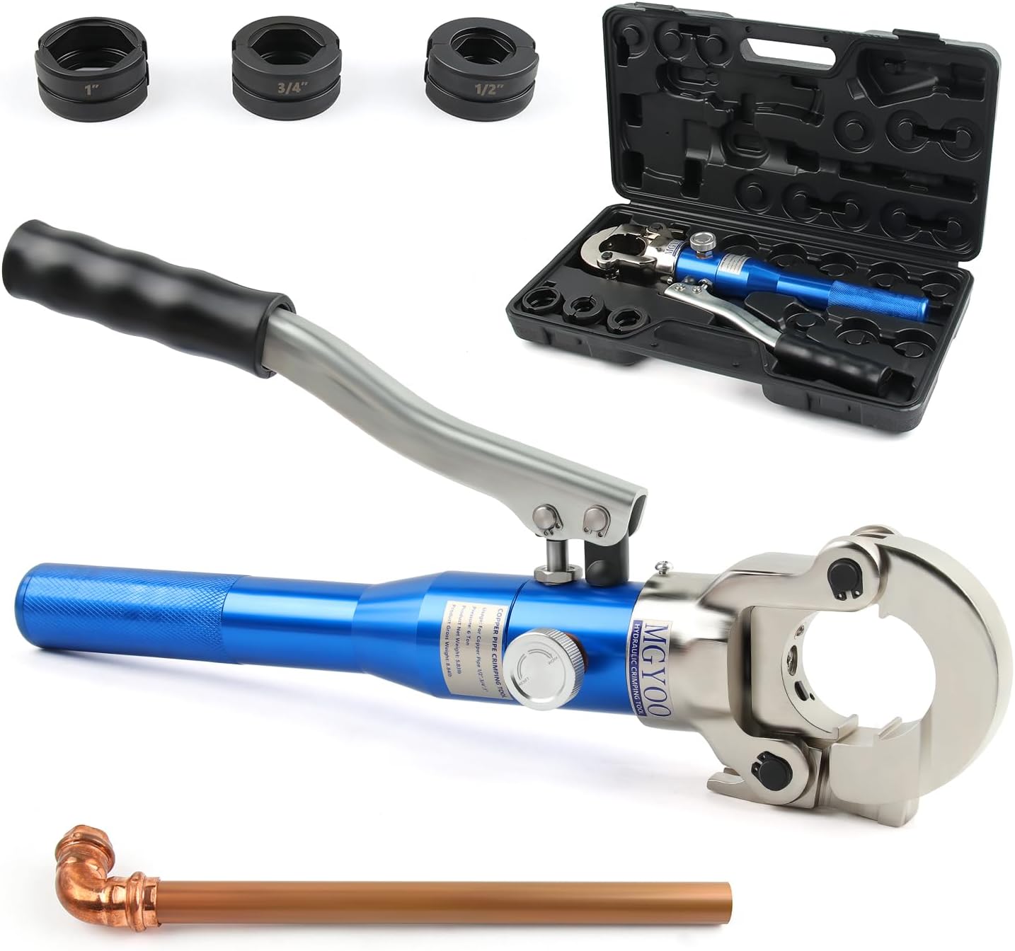 Pro Press Copper Crimper Tool for Effortless Pipe Connections