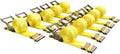 10 Pack E-Track Ratchet Straps 2 in x 15 ft 4400LB Tie Down - Heavy