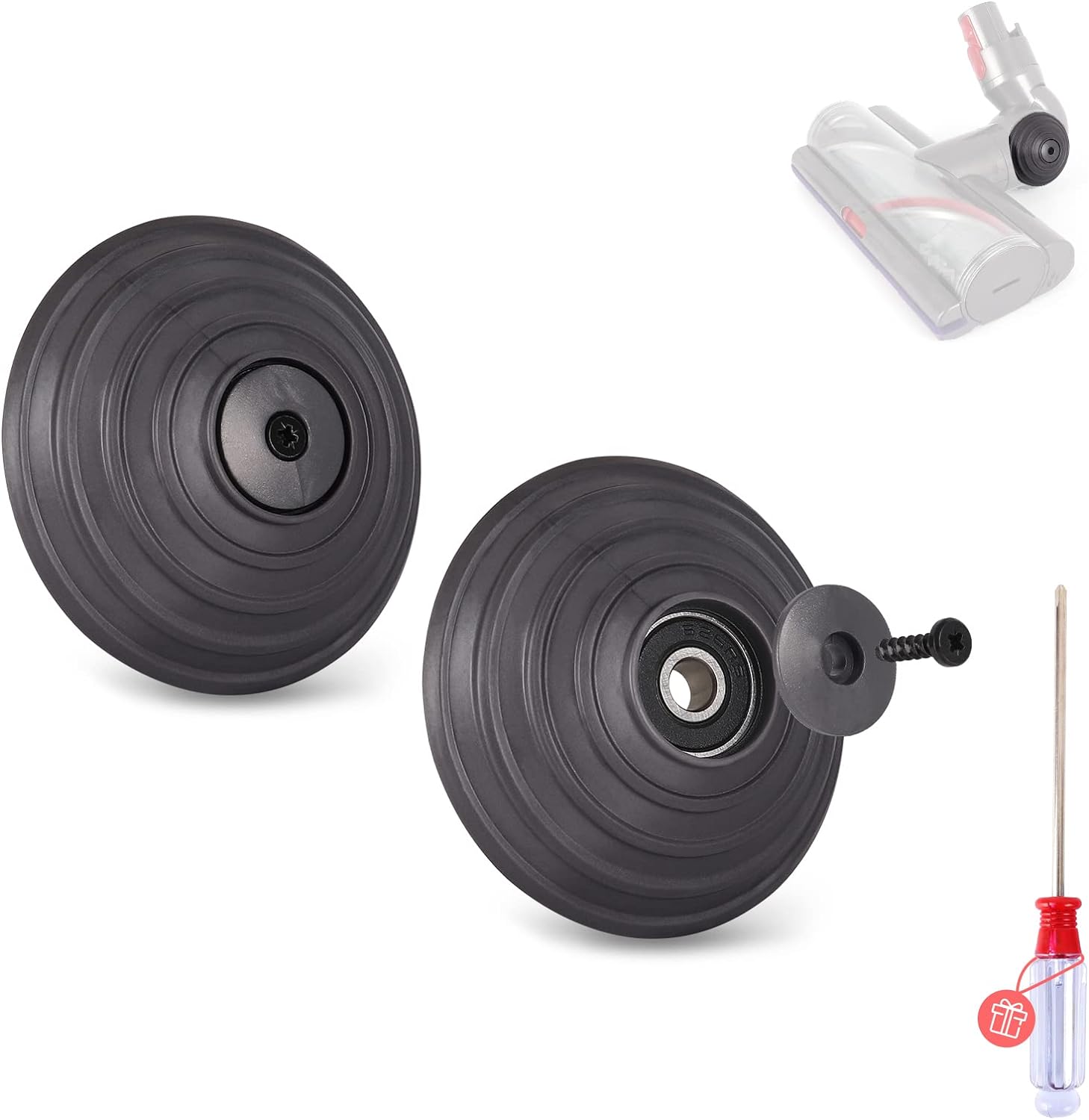 Dyson Vacuum Wheel Replacement - Kuflant Upgrade