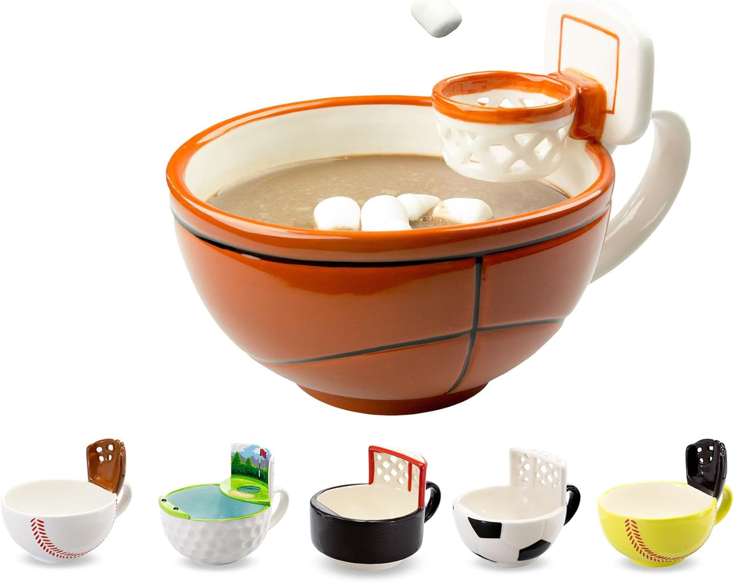 Interactive Basketball Mug for Kids - Fun Novelty Gift Idea