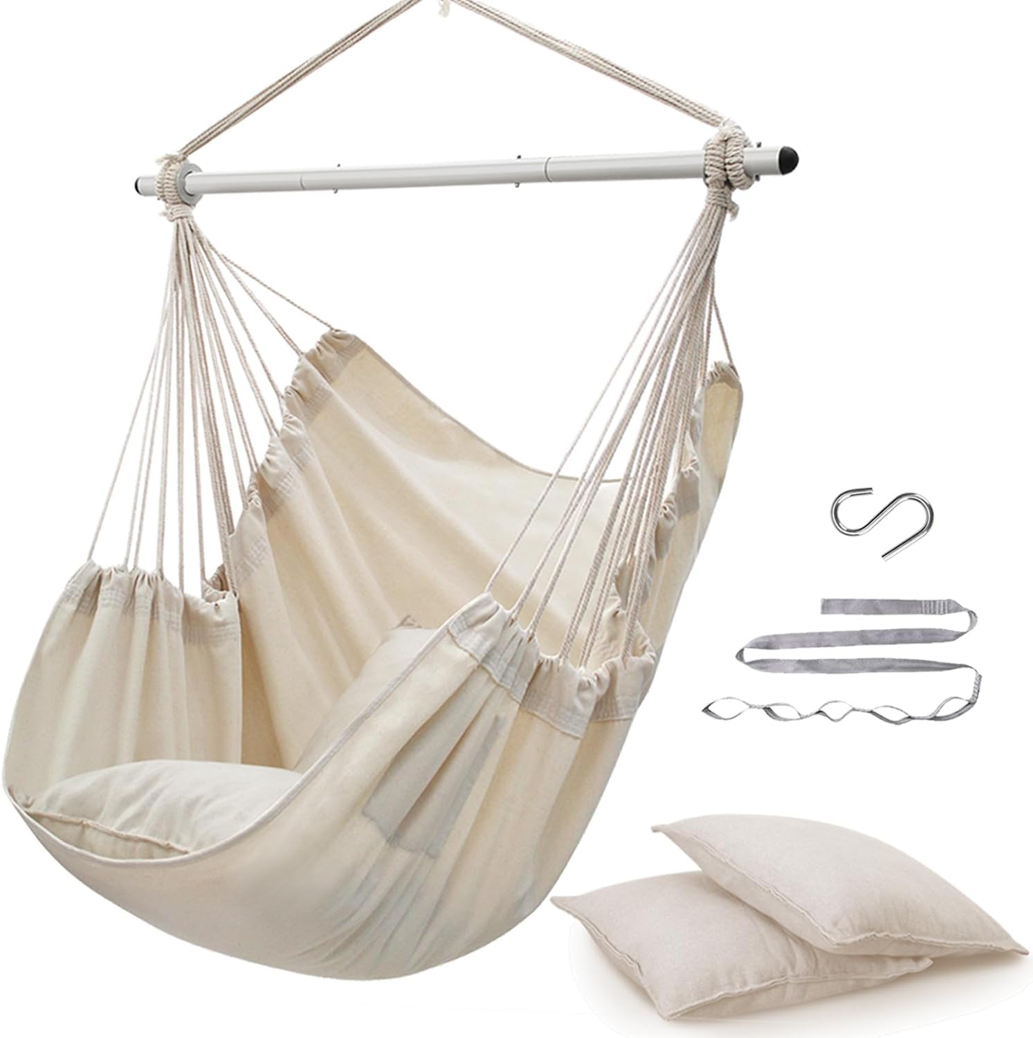 ADVOKAIR Hammock Chair Swing for Indoor and Outdoor Relaxation