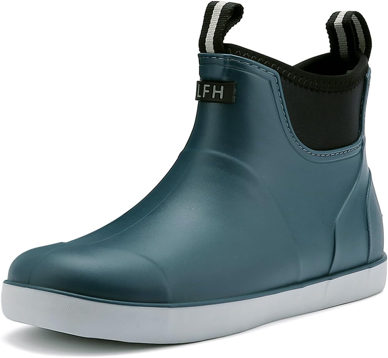 Men's Waterproof Deck Boots with Anti-Slip Traction for Fishing