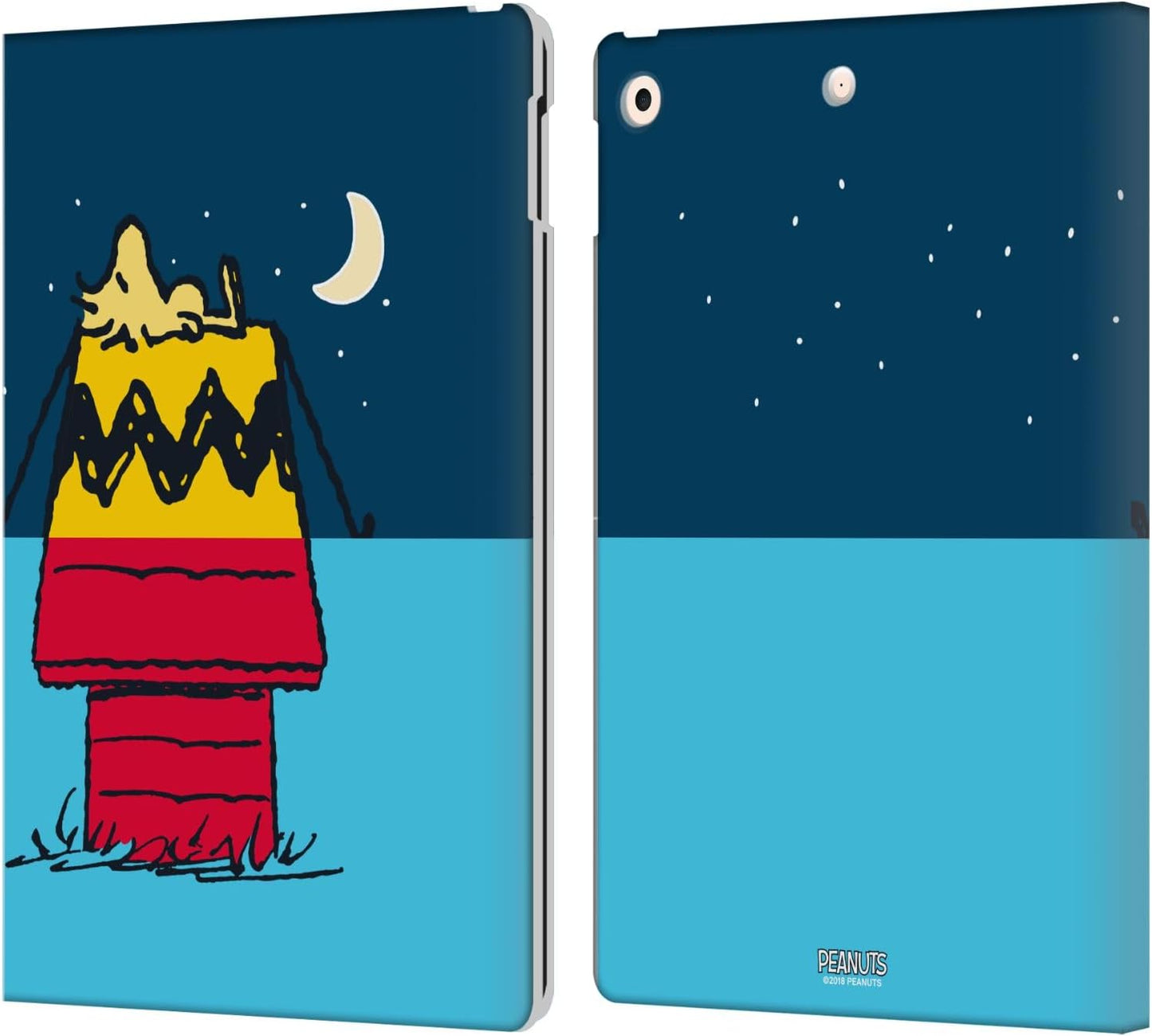 Peanuts Woodstock House Leather Wallet Case for iPad 10.2 2019-2021