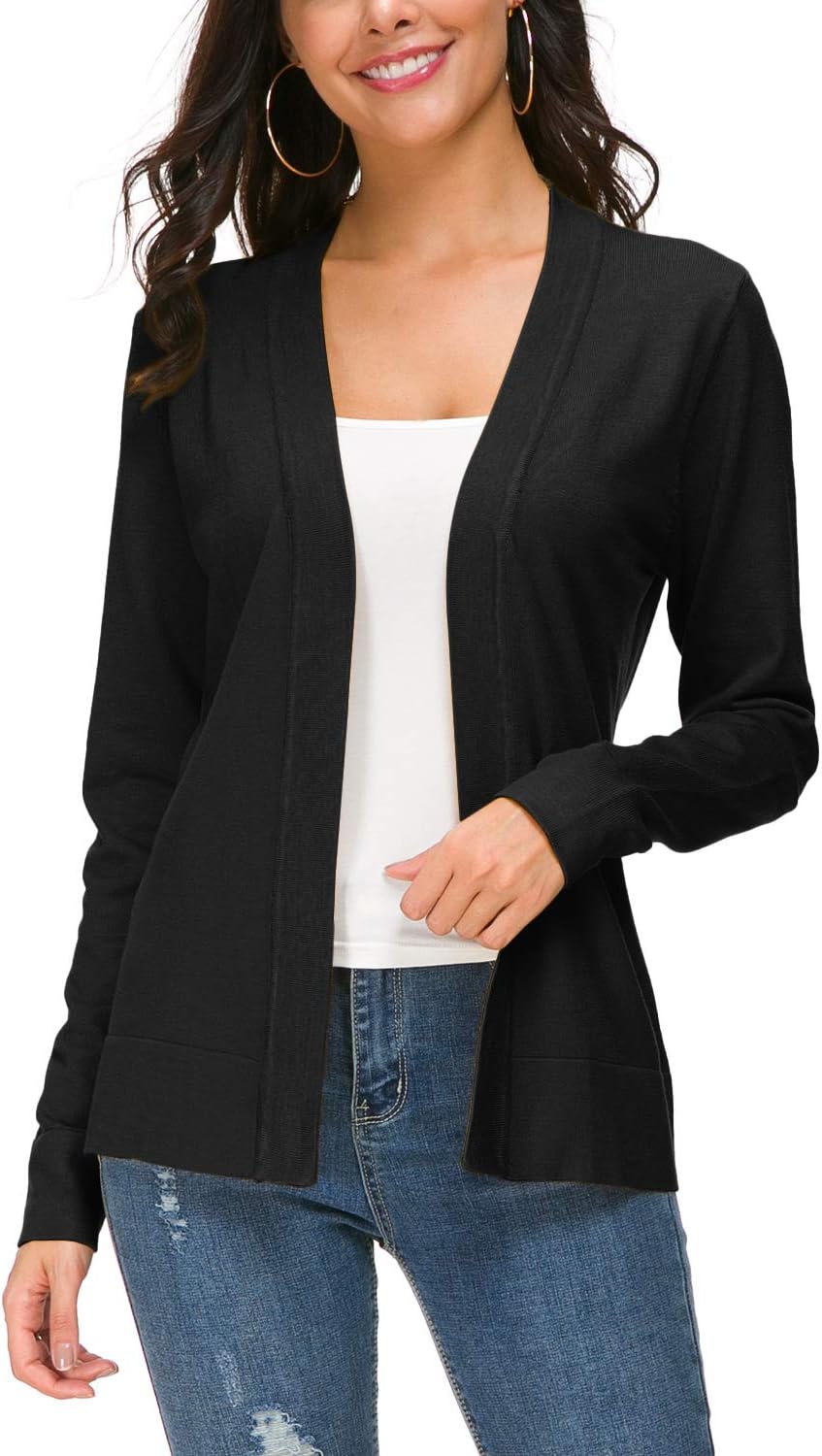 Urban CoCo Women's Long Sleeve Open Front Cardigan Sweater Review