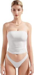 SUUKSESS Women Sexy Tube Top Summer Y2K Going Out Double