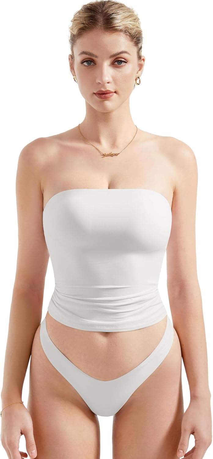 SUUKSESS Women Sexy Tube Top for Summer Y2K Style Outfits