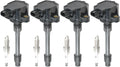 Ignition Coil Pack and Iridium Spark Plugs Set of 4 - Improved Engine