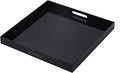 Clear Oversize Acrylic Serving Tray with Handles 24x24 in - Spill