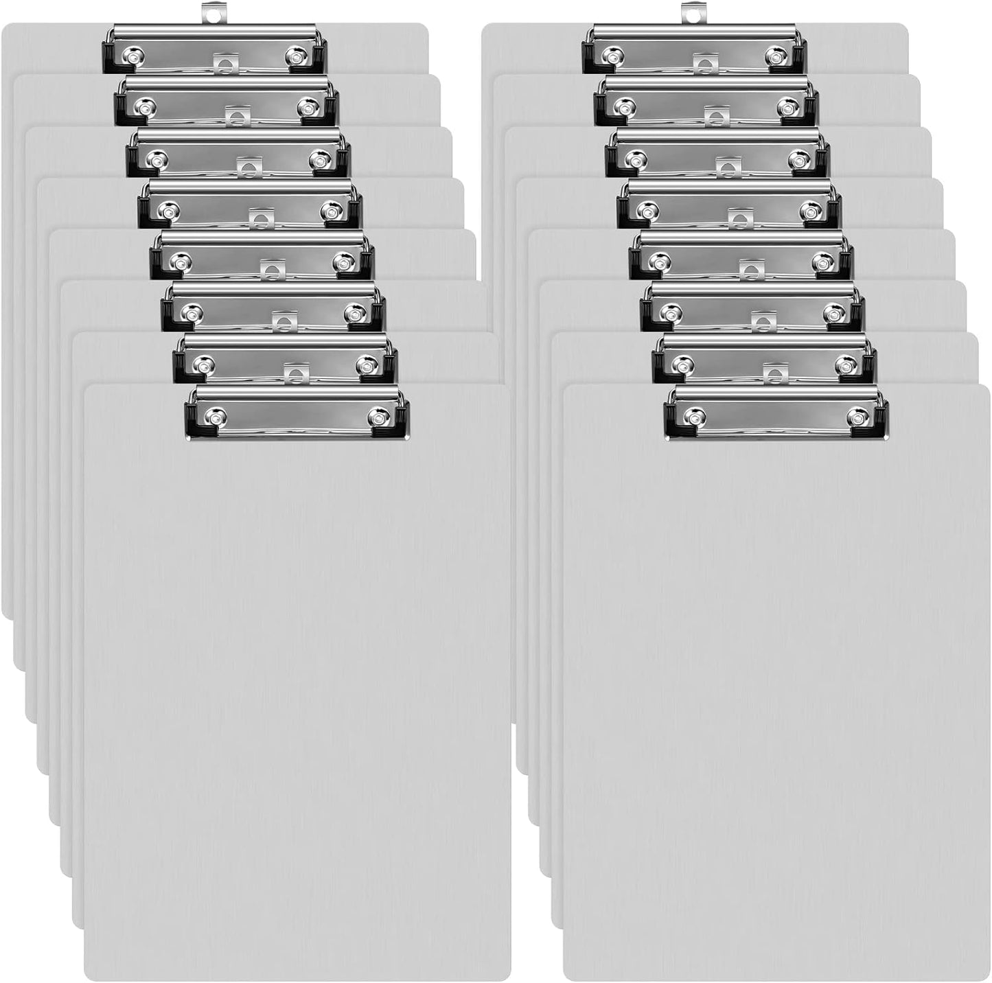 Epakh 16 Pieces Metal Clipboards for Office and School Use