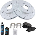 Front Brake Pad & Rotor Kit for 2005-2010 Chevrolet Cobalt - G-Coated