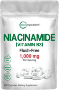 500mg Niacinamide for Skin & Energy