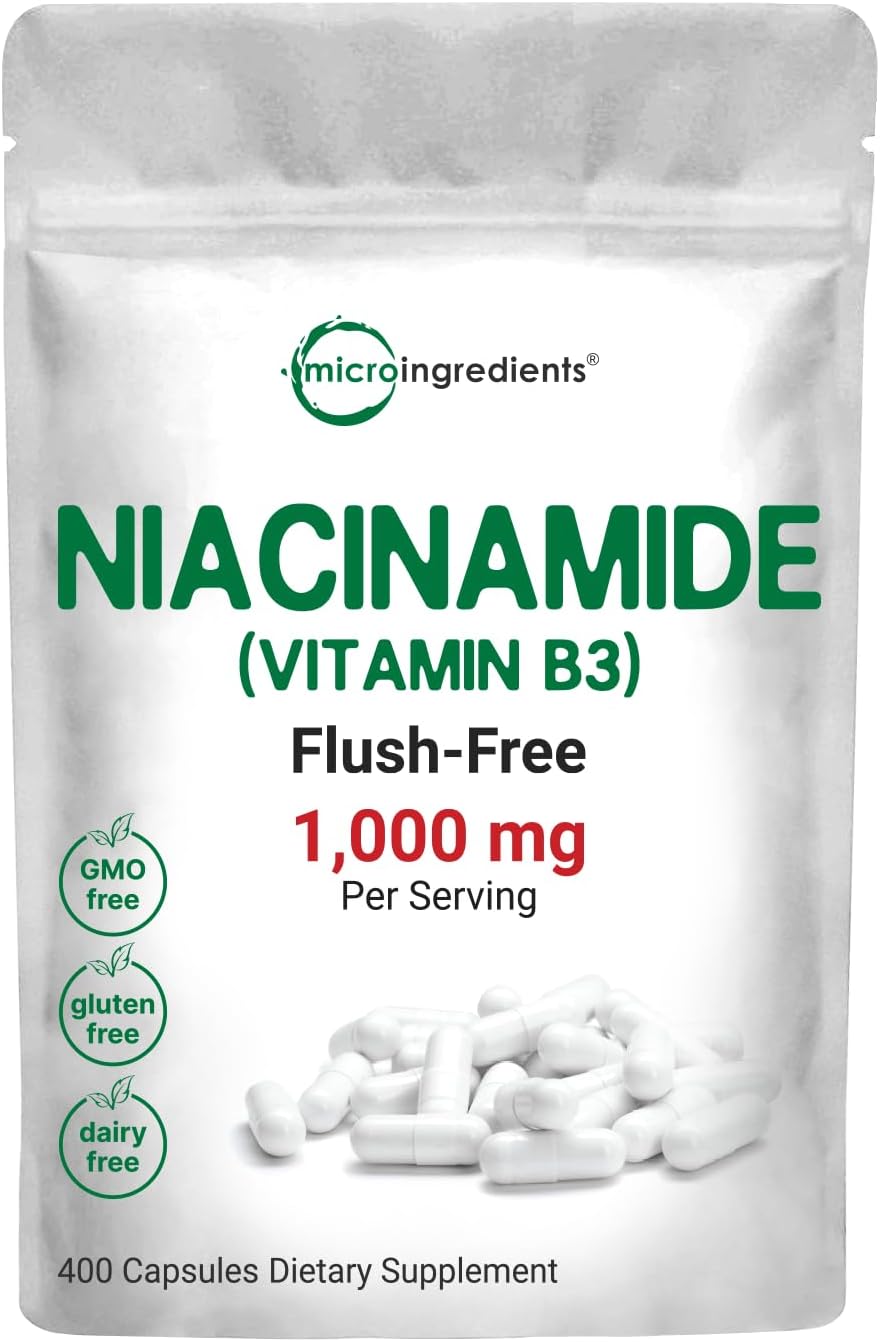 500mg Niacinamide for Skin & Energy