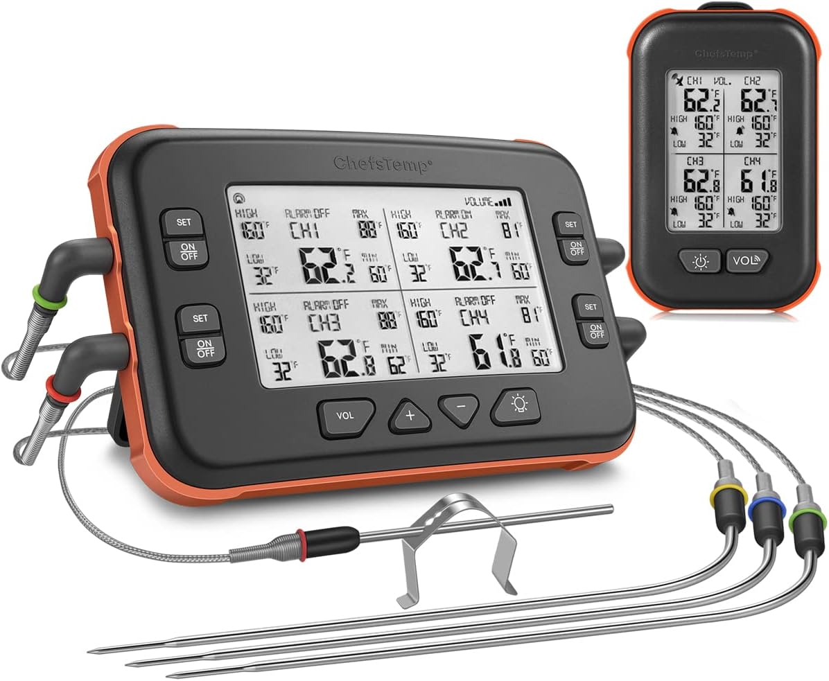 ChefsTemp: Professional 1000FT Wireless Meat Thermometer