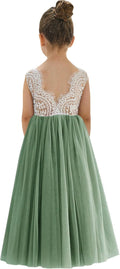 2Bunnies Peony Lace Back A-Line Tutu Dress for Girls' Parties