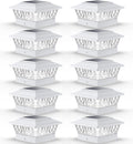 Solar Post Cap Lights 12 LED 10-Pack - Ripple Pattern Lighting