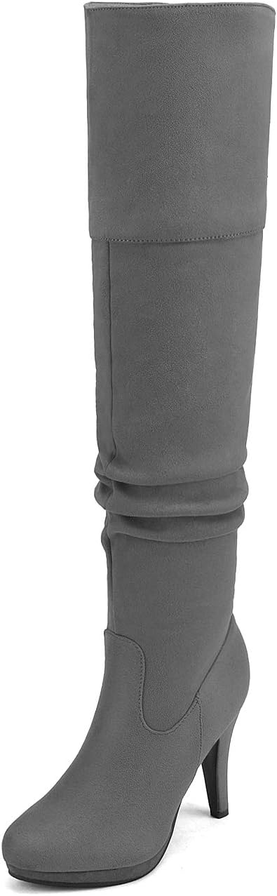 DREAM PAIRS Women's High Heel Boots for Stylish Comfort