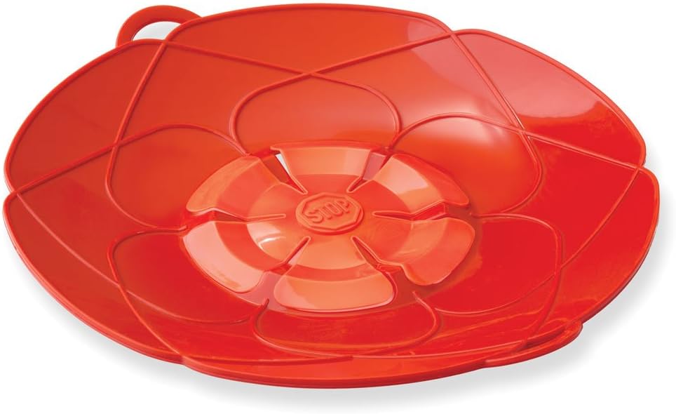 Kuhn Rikon 11-Inch Spill Stopper, Red - Mess-Free Cooking!