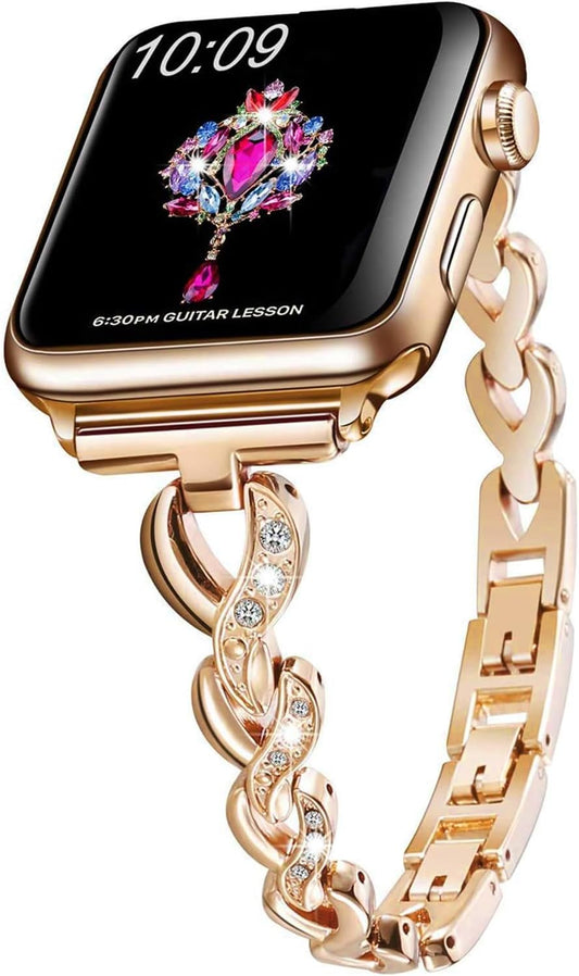 Sparkle in Style with Rhinestone Watch Band