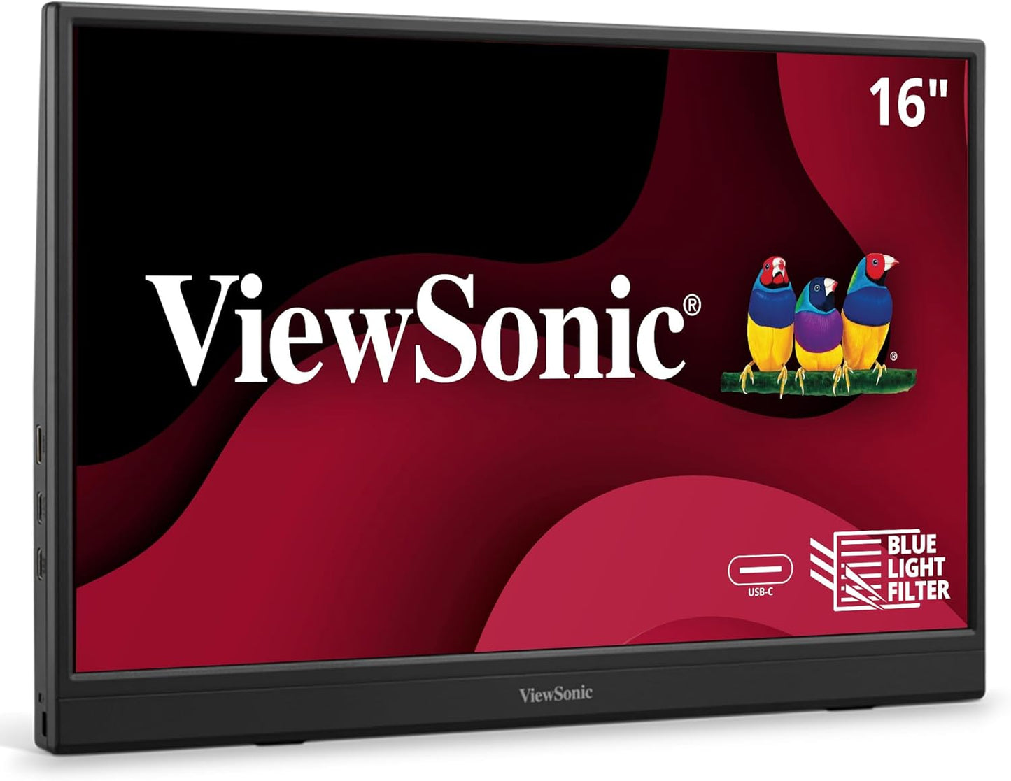 ViewSonic 16 FHD Portable Monitor - Eye Care, USB-C, HDMI
