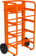Wire Spool Rack with Wheels - Portable 11-Axle Cable Caddy