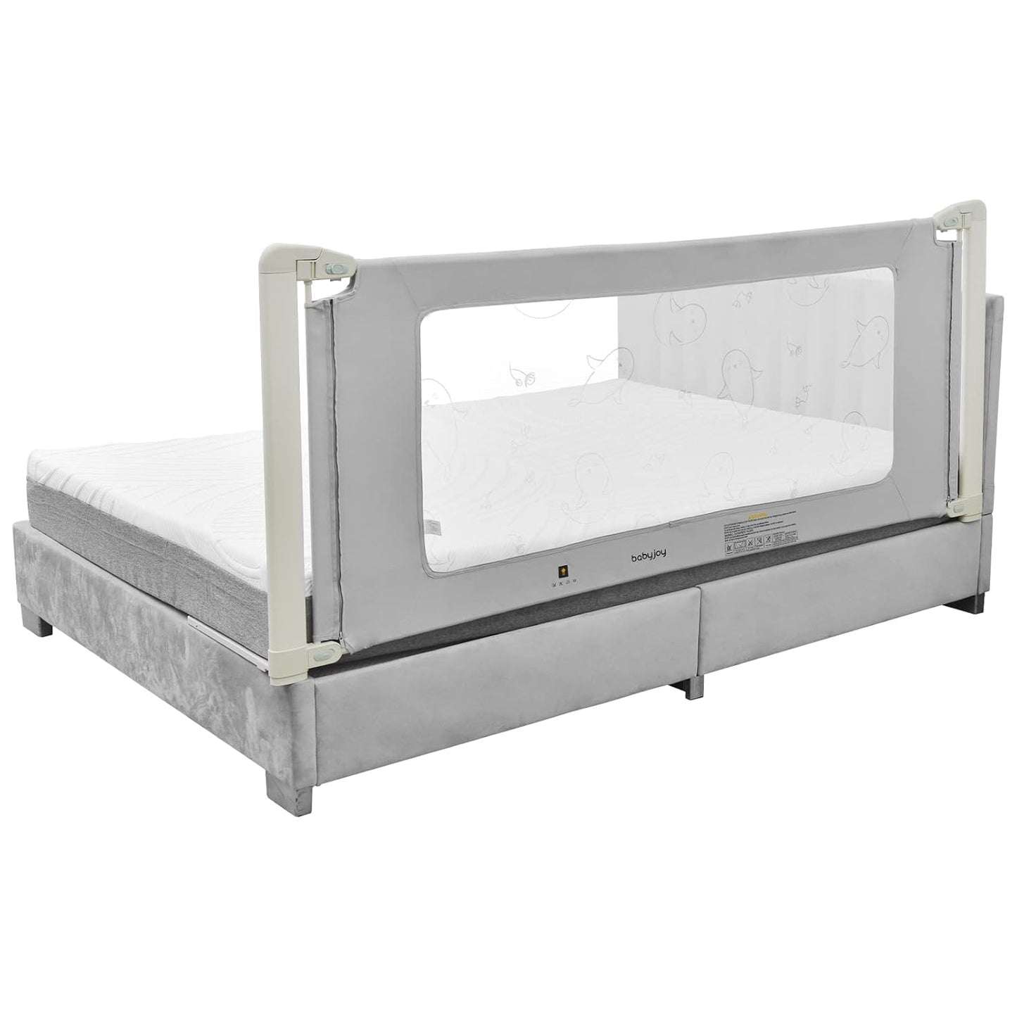 BABY JOY Bed Rails for Toddlers - Extra Long Safety Guard
