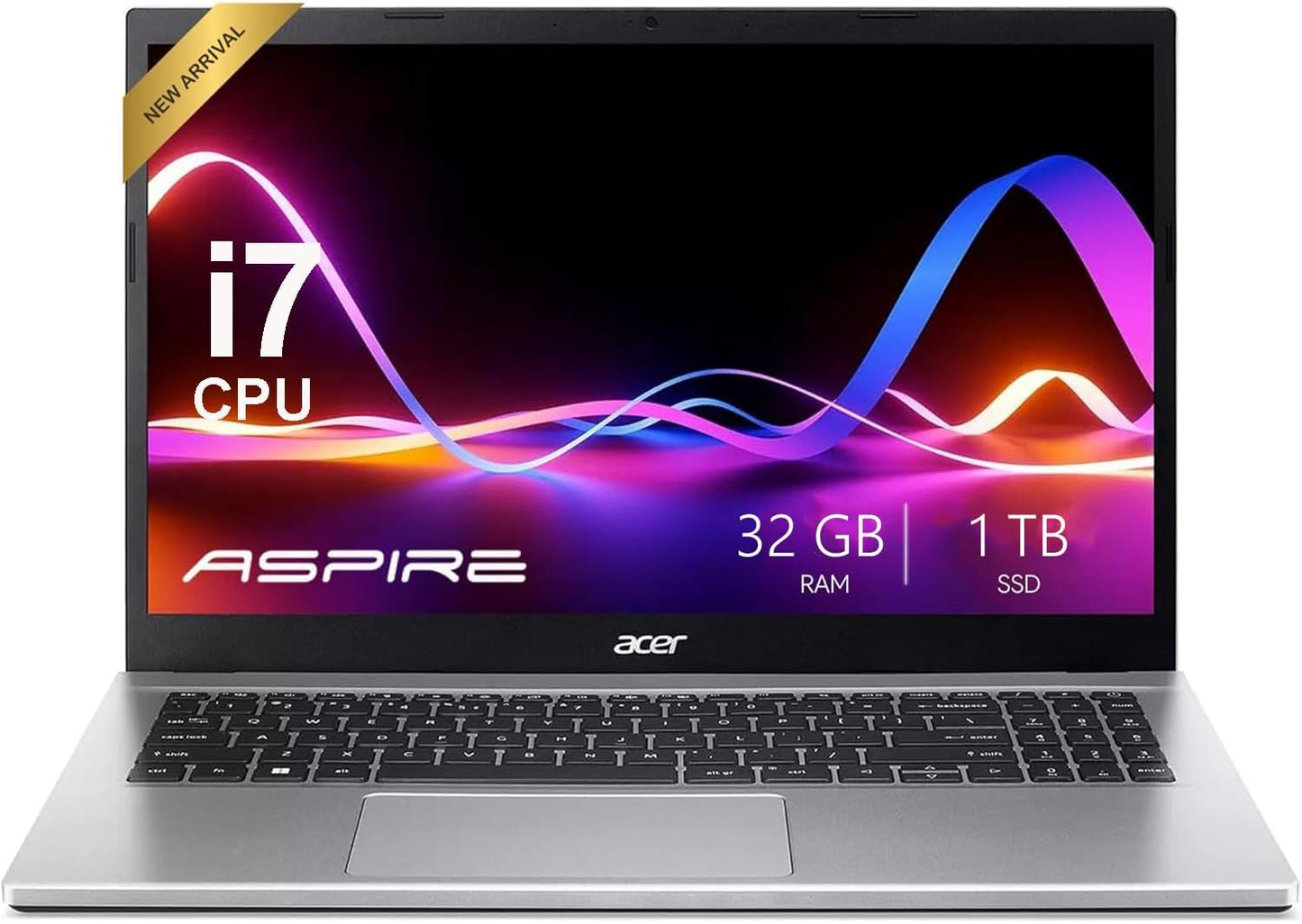 acer Aspire Premium Laptop with Intel Core i7 and 32GB RAM