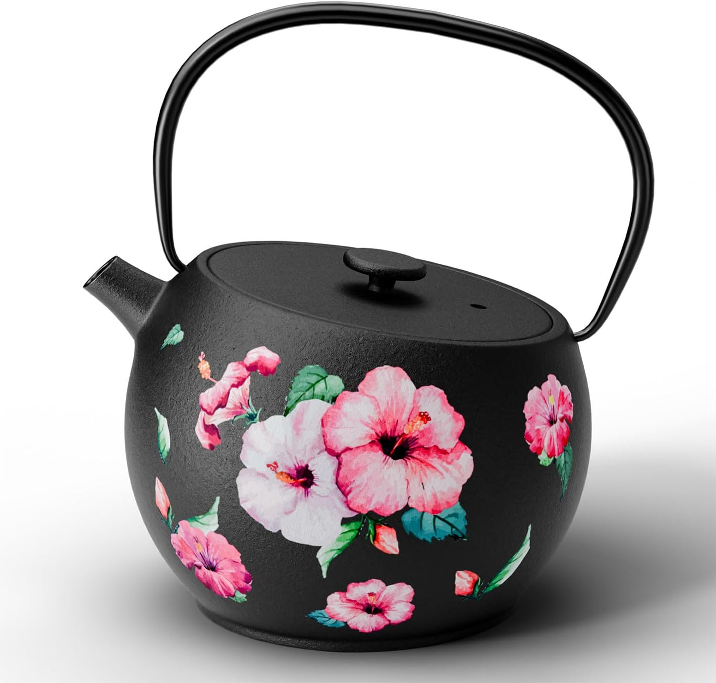 Toptier Cast Iron Teapot with Removable Infuser for Flavorful Tea
