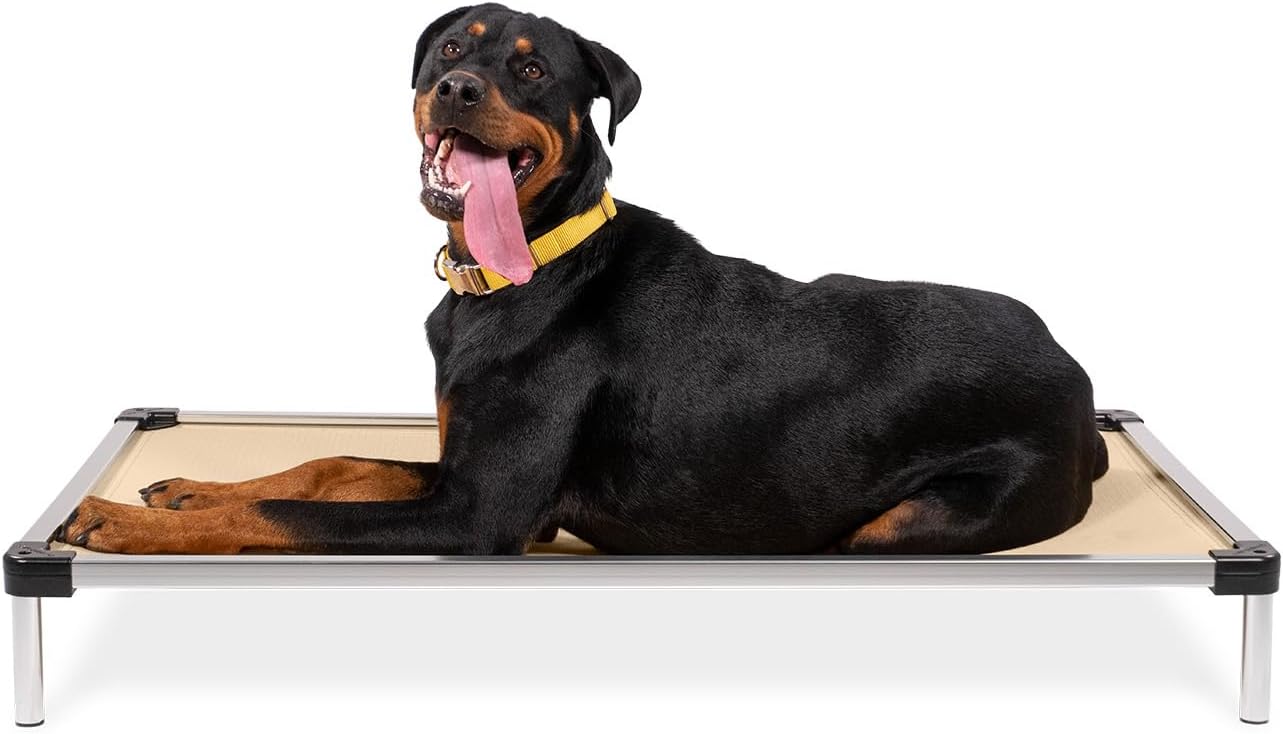 K9 Ballistics Chew Proof Elevated Cooling Dog Bed for Chewers