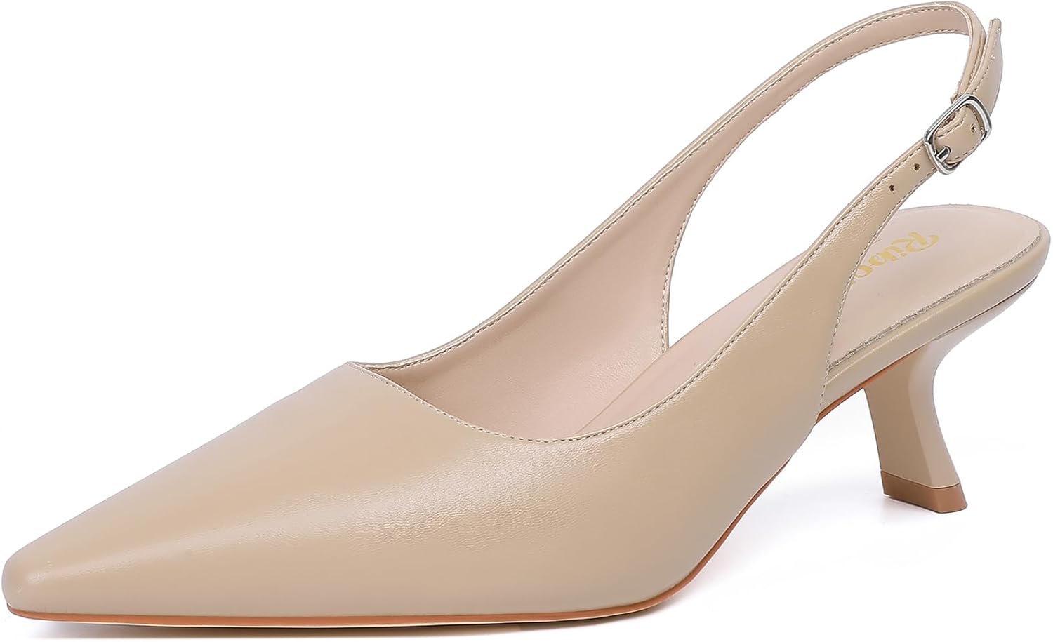 Comfort Kitten Heels for Women - Stylish Slingback Pumps