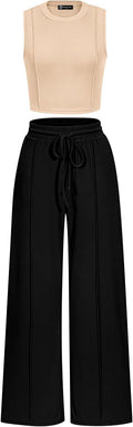 PRETTYGARDEN Womens Summer 2 Piece Loungewear Set - Comfortable Chic