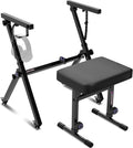 Liquid Stands Foldable Z-Style Piano Keyboard Stand - Stable