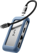 USB C Hub Multiport Adapter 8-in-1 - Compact 4K and 1Gbps Networking