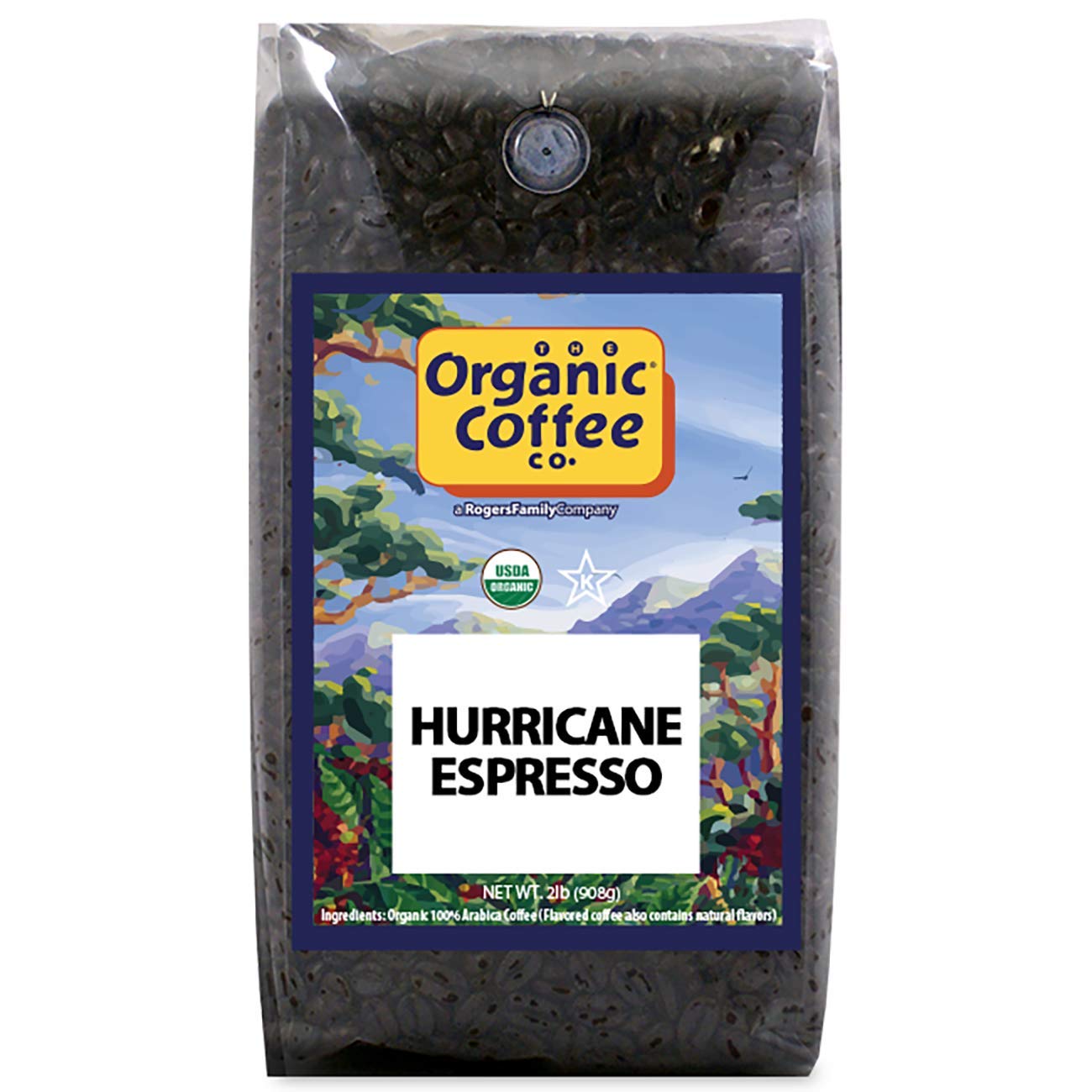 Hurricane Espresso Whole Bean Coffee 2LB - Medium Dark Roast